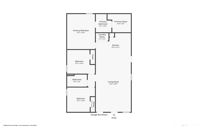 3-bedroom rental at 12047 Overton Way in San Antonio, TX — photo 2