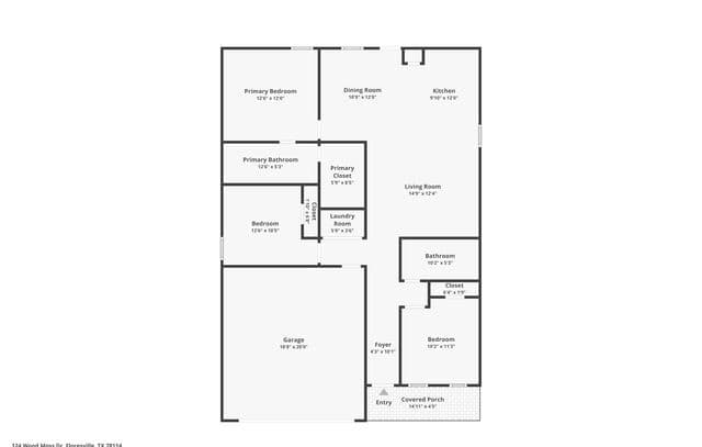 3-bedroom rental at 124 Wood Moss in Floresville, TX — photo 1