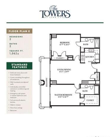2-bedroom rental at 1 Towers Park Ln Unit 1813 in San Antonio, TX — photo 2