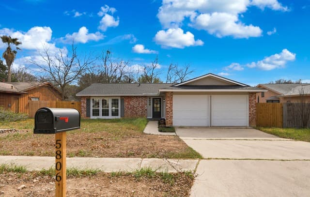 3-bedroom rental at 5806 Valley Forge in San Antonio, TX — photo 1