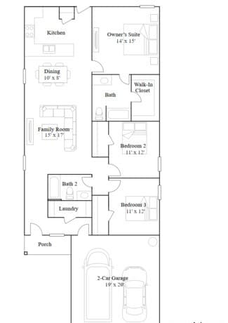 3-bedroom rental at 186 Bronco Ridge in Pleasanton, TX — photo 3