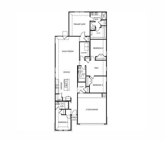4-bedroom rental at 5424 Wrangler Way in Marion, TX — photo 2