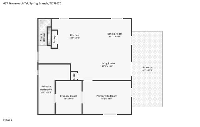 3-bedroom rental at 677 Stagecoach in Spring Branch, TX — photo 3