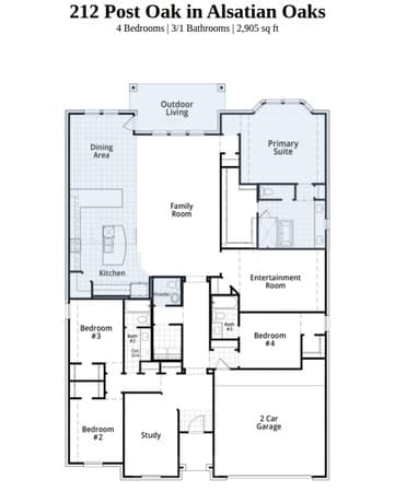 4-bedroom rental at 212 Post Oak in Castroville, TX — photo 2